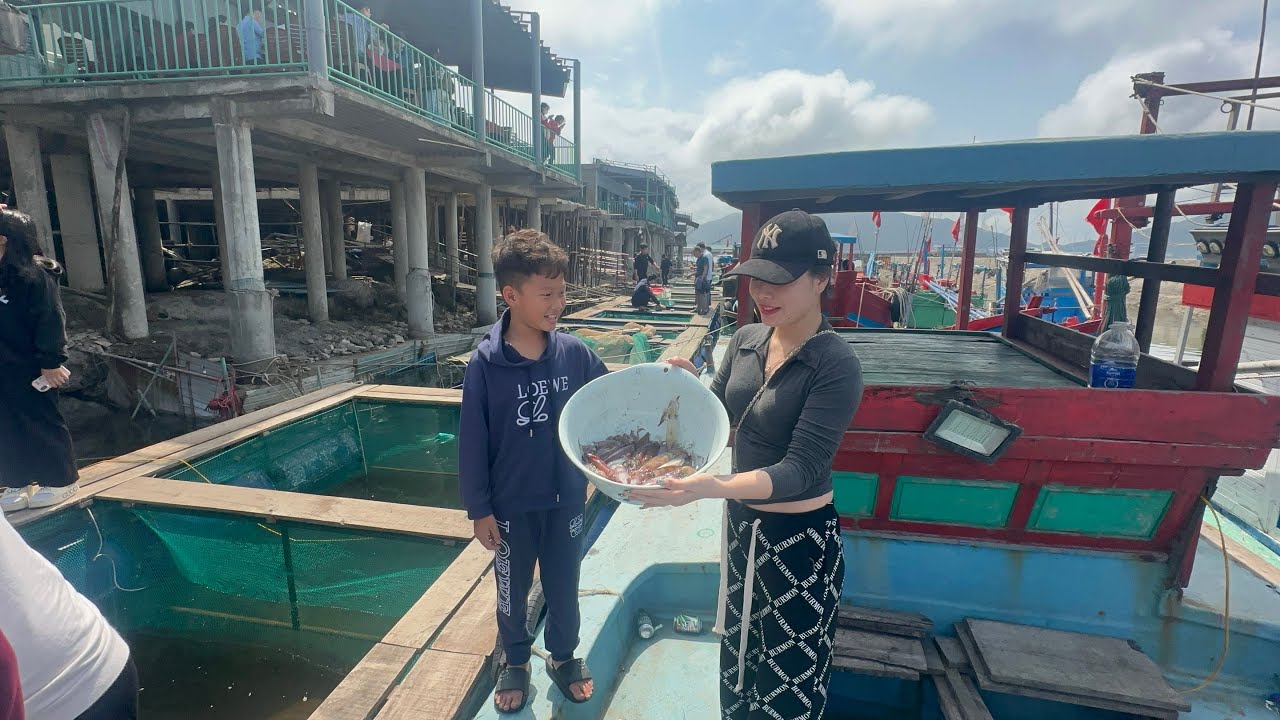 Mực 🦑 nhảy đầu mùa 2025#food #dulich #cuocsong #travel