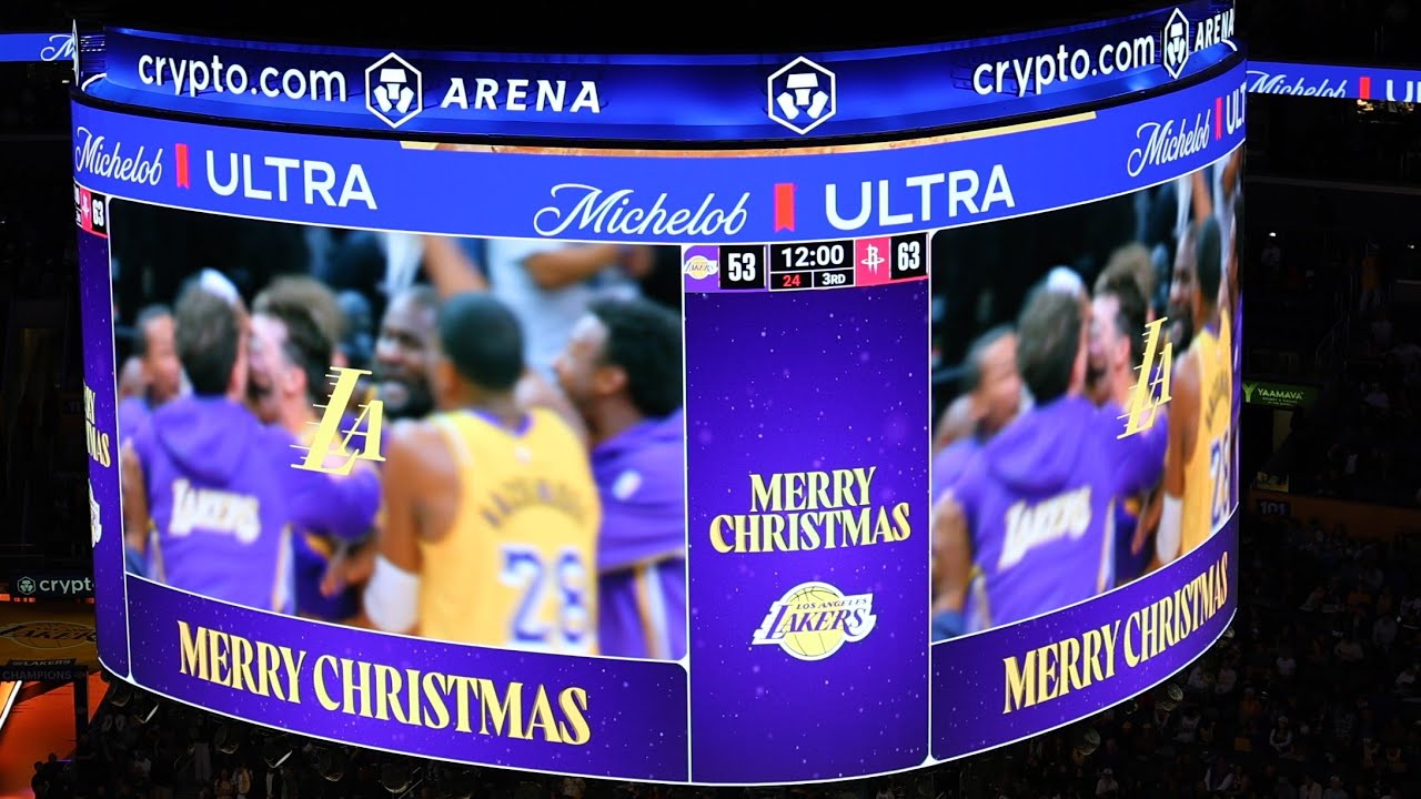 Lakers Christmas Full Team Introduction 2025-2026 Season