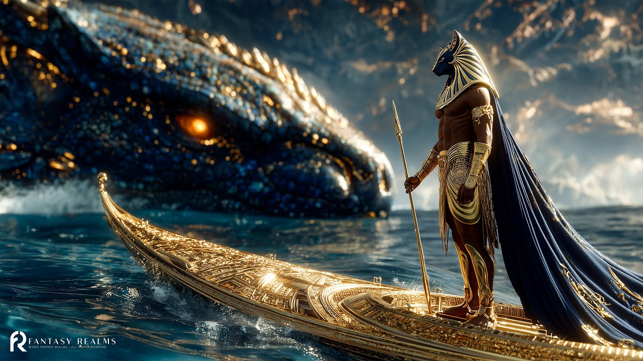 Anubis vs The Sea Titan | Egypt’s Dark God Meets the Leviathan | 4K Cinematic