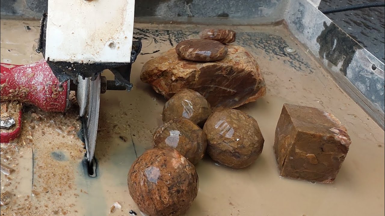 como fazer esfera de pedra