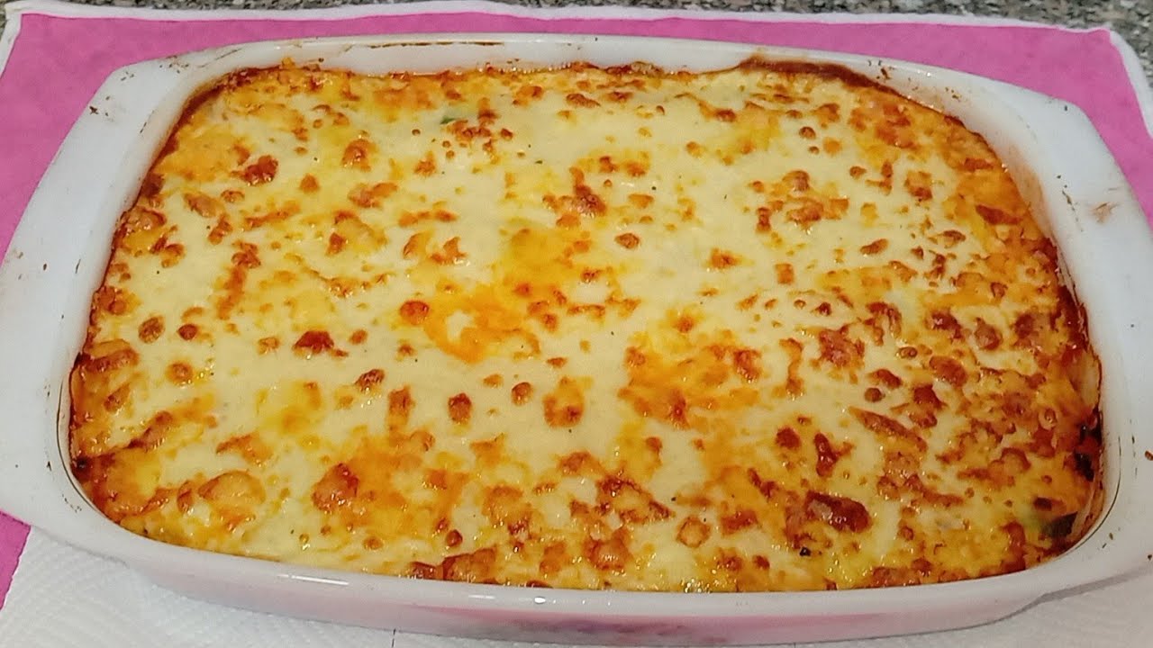 صينيه كوسه بالبشاميل لذيذه جدا🍲😋سريعه التحضير🍲✅🤗