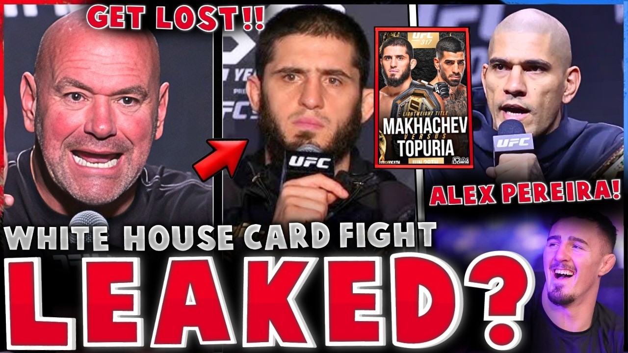 White House Fight Card Leaked?? Makhachev vs Topuria Confirmed?? Alex Pereira Involved?? | MMA News