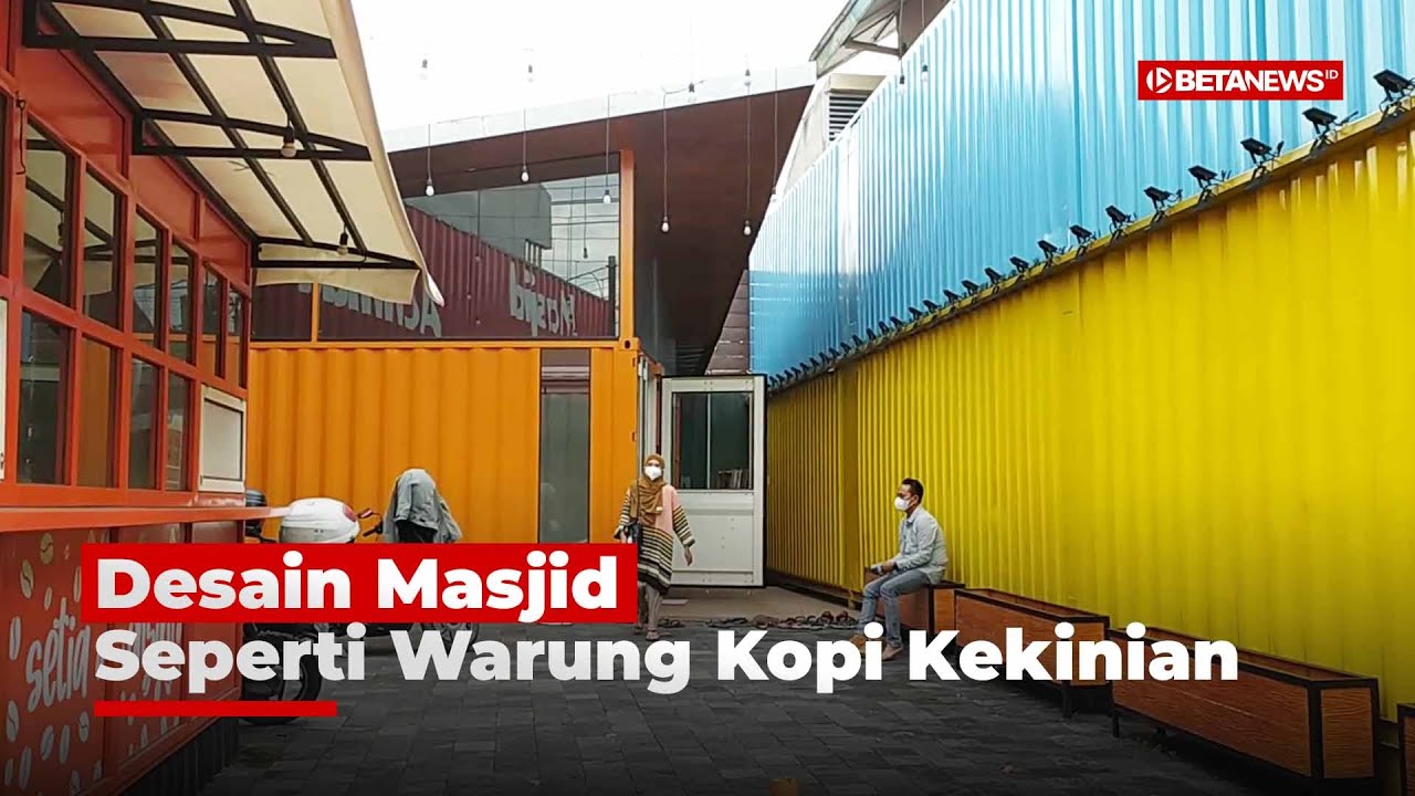 Unik! Masjid dengan Desain Mirip Kafe di Semarang