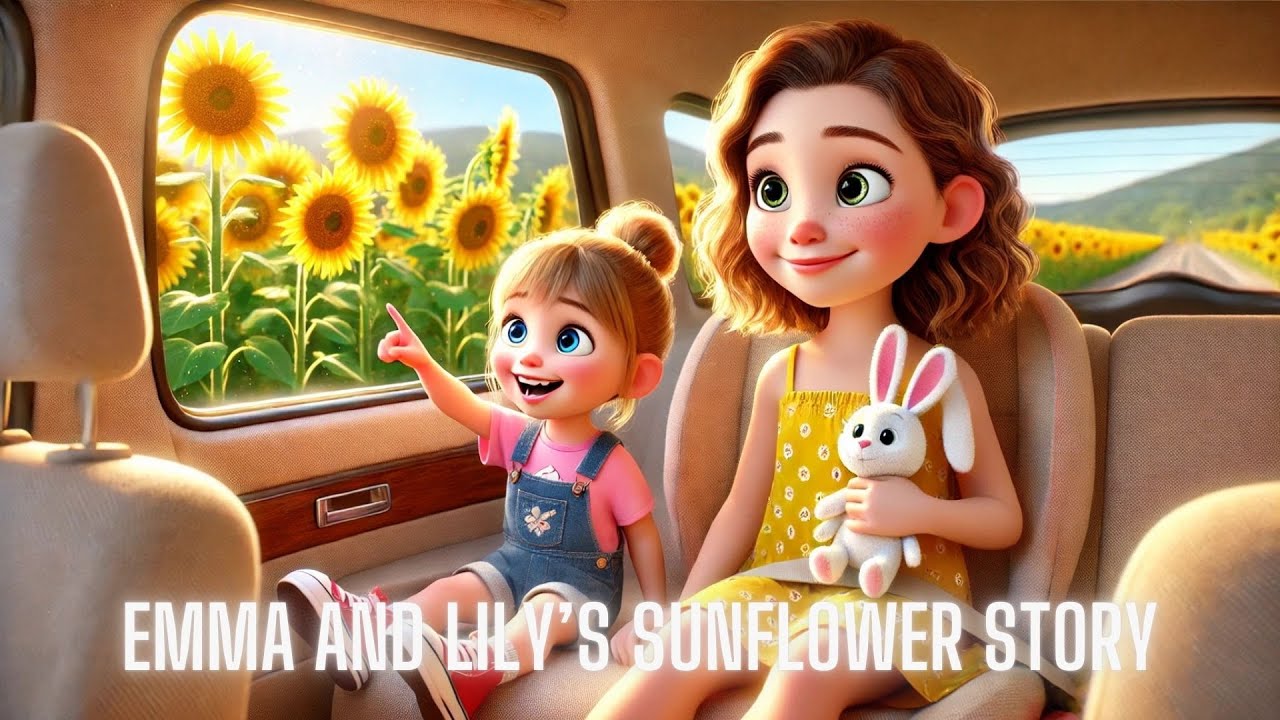 Emma and Lily’s Sunflower Story😊 | short story | for kids | bedtime