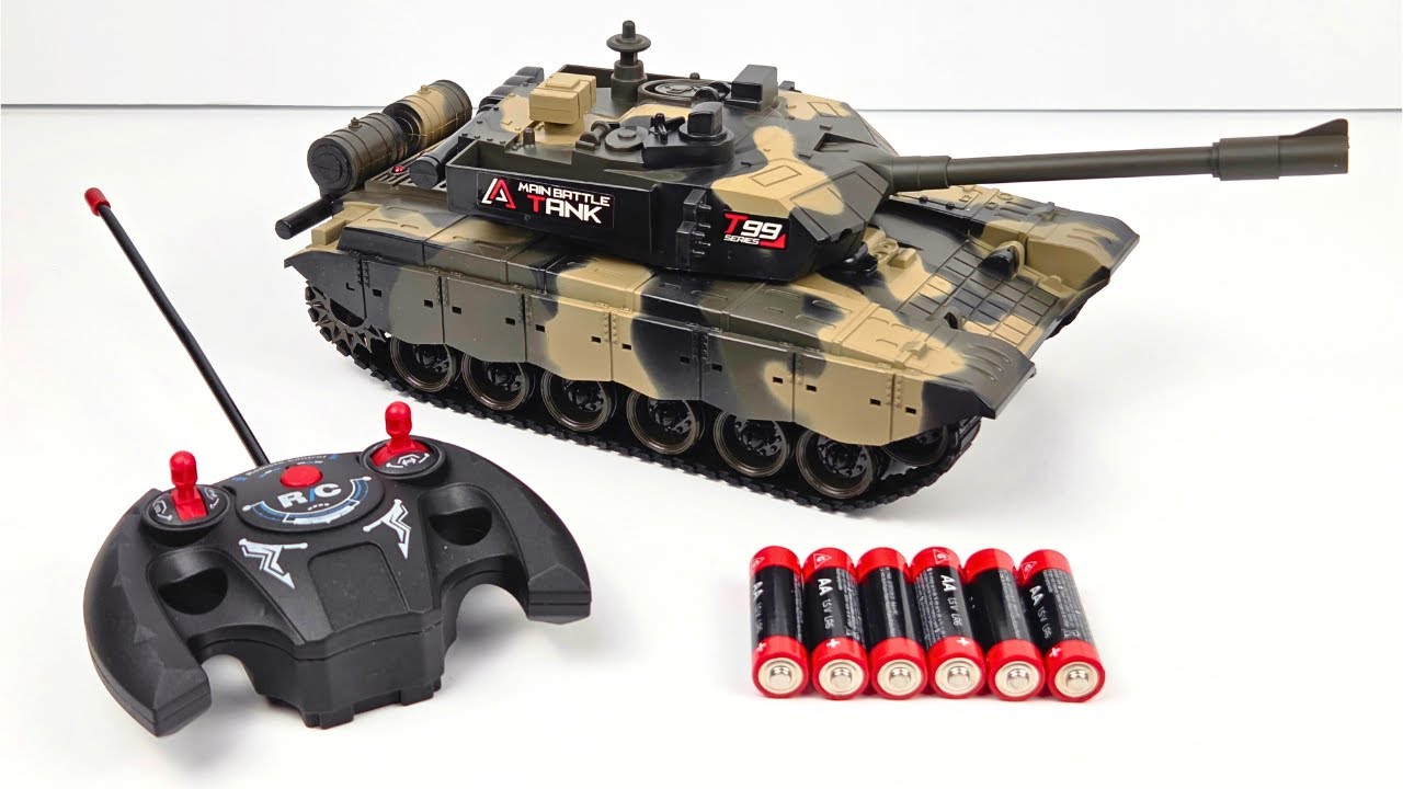 Unboxing RC Military Battle Tank, High-Speed Car & Stunt Spray Car