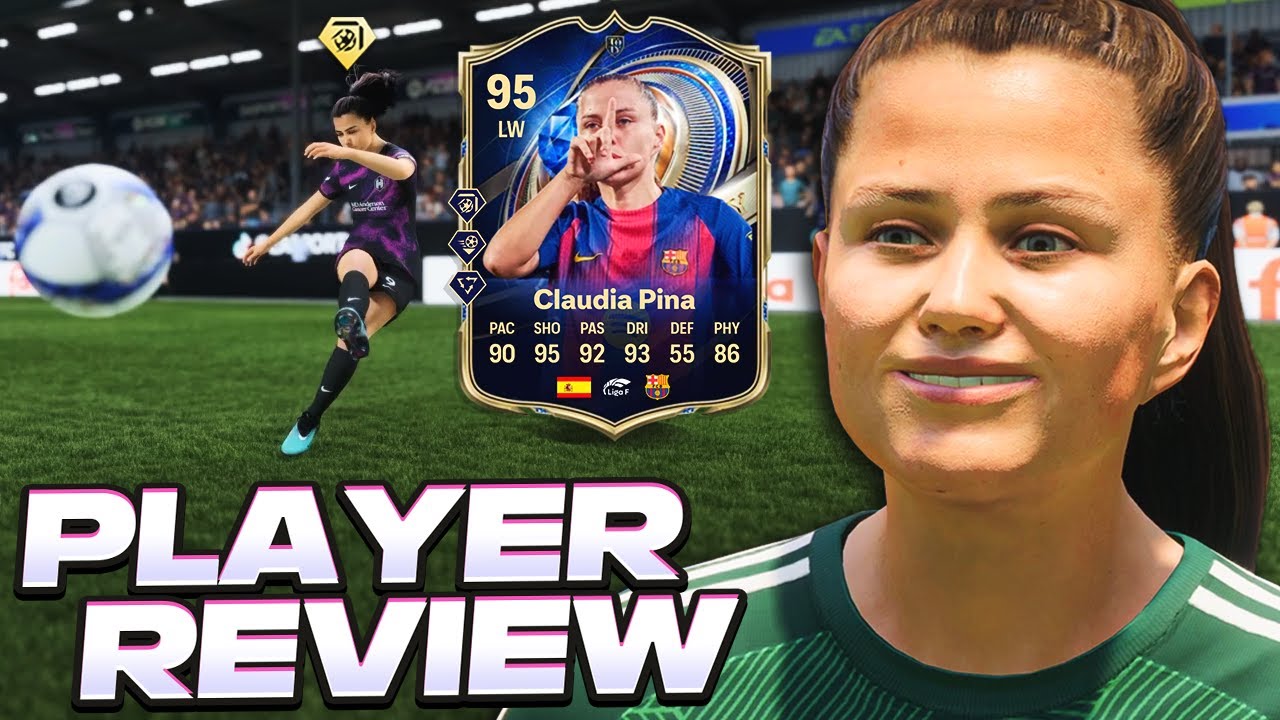 DESCULPA MBAPPÉ... ELA é MUITO MELHOR que VOCÊ! | CLAUDIA PINA 95 - TOTY PLAYER REVIEW I FC 26
