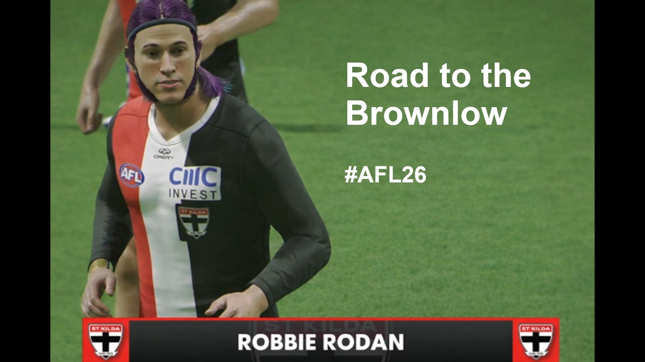 My AFL Career - Road to the Brownlow Medal | St Kilda v GWS Giants #afl26 #afl23
