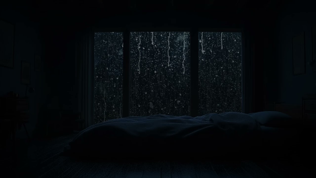 The Sound of Peace l Deep Sleep in a Cozy Room with Rain Sounds