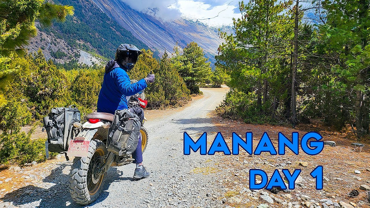 Mountain Road to Manang | Day - 1 of Motorcycle Adventure Travel in Nepal