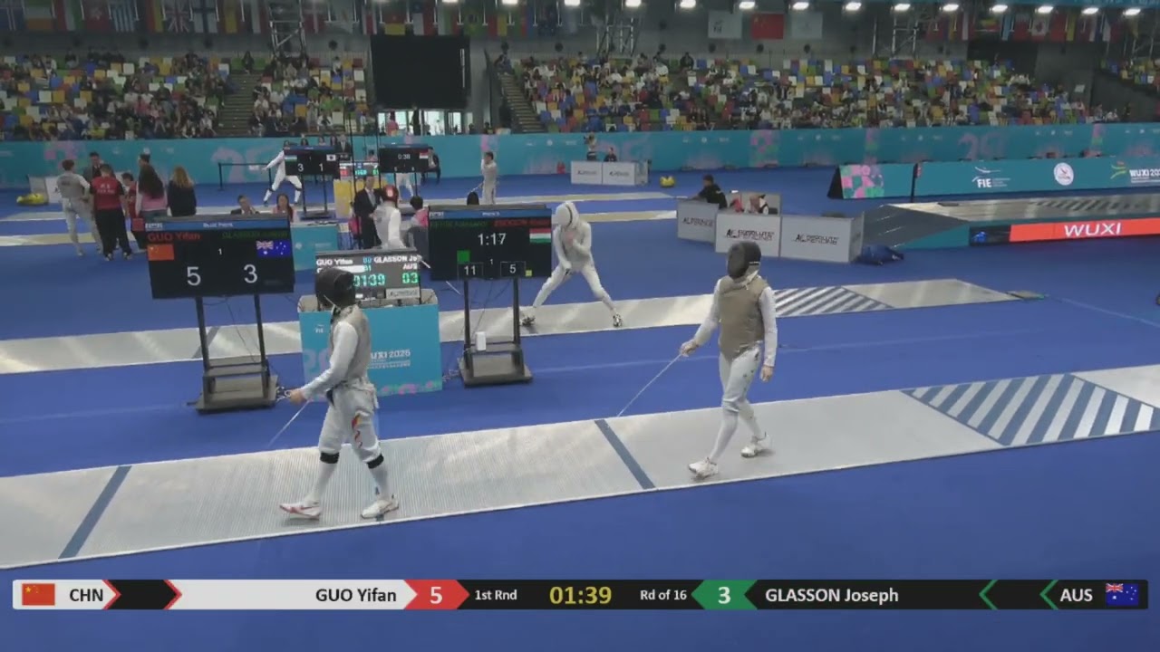 Wuxi Worlds 2025 JMF - L16 - Guo Yifan CHN v Joseph Glasson AUS