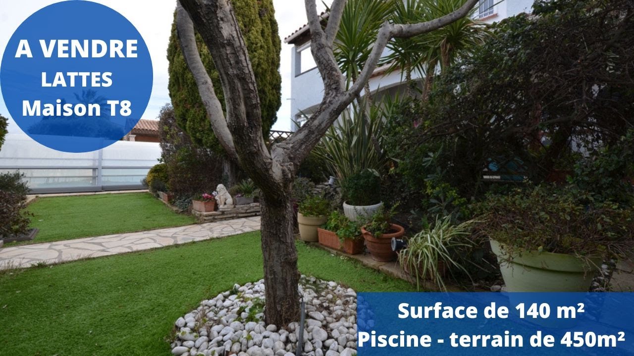 A vendre - Lattes - Maison avec piscine