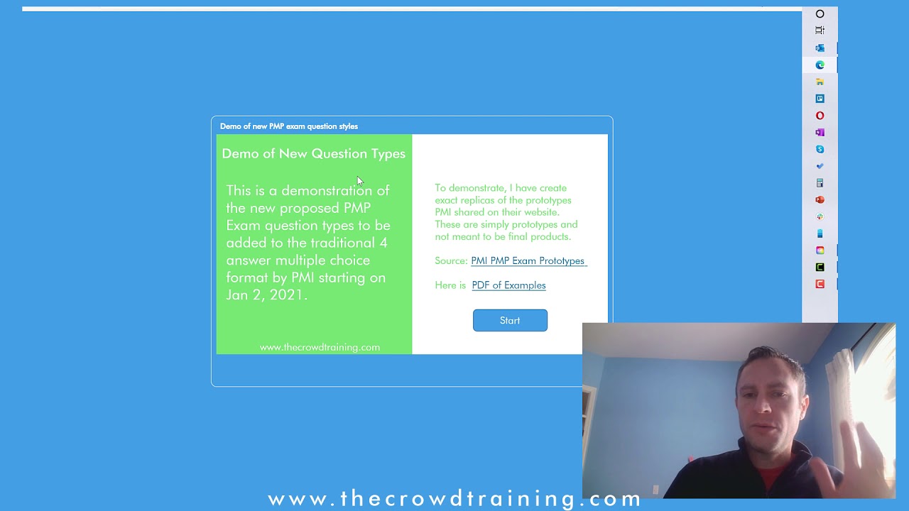 Starting 2021 - New PMP Exam Question Formats