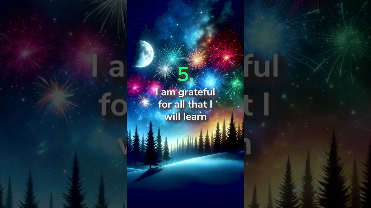 NEW Year [AFFIRMATIONS] 💙 New Year Positive Affirmations 2023 / 2024 🙏 British Male Voice 🤗
