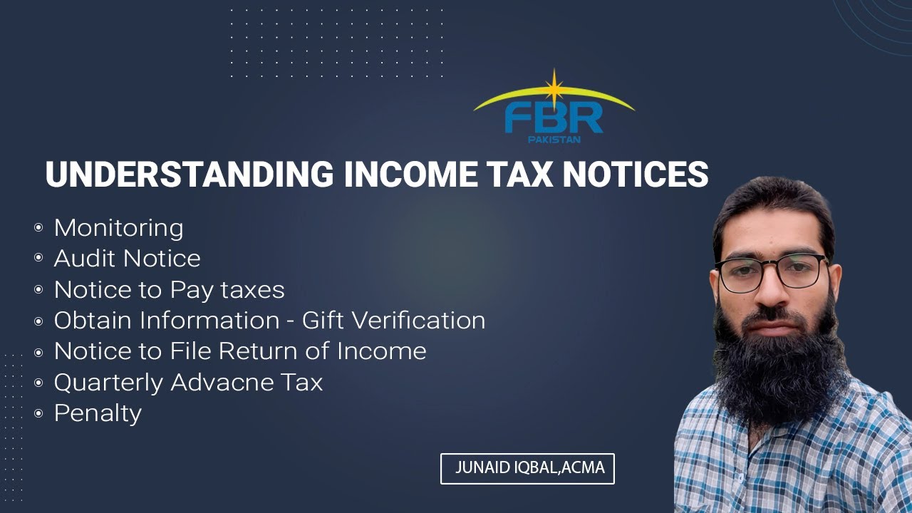 Understanding of income tax notices I Types of income tax notices