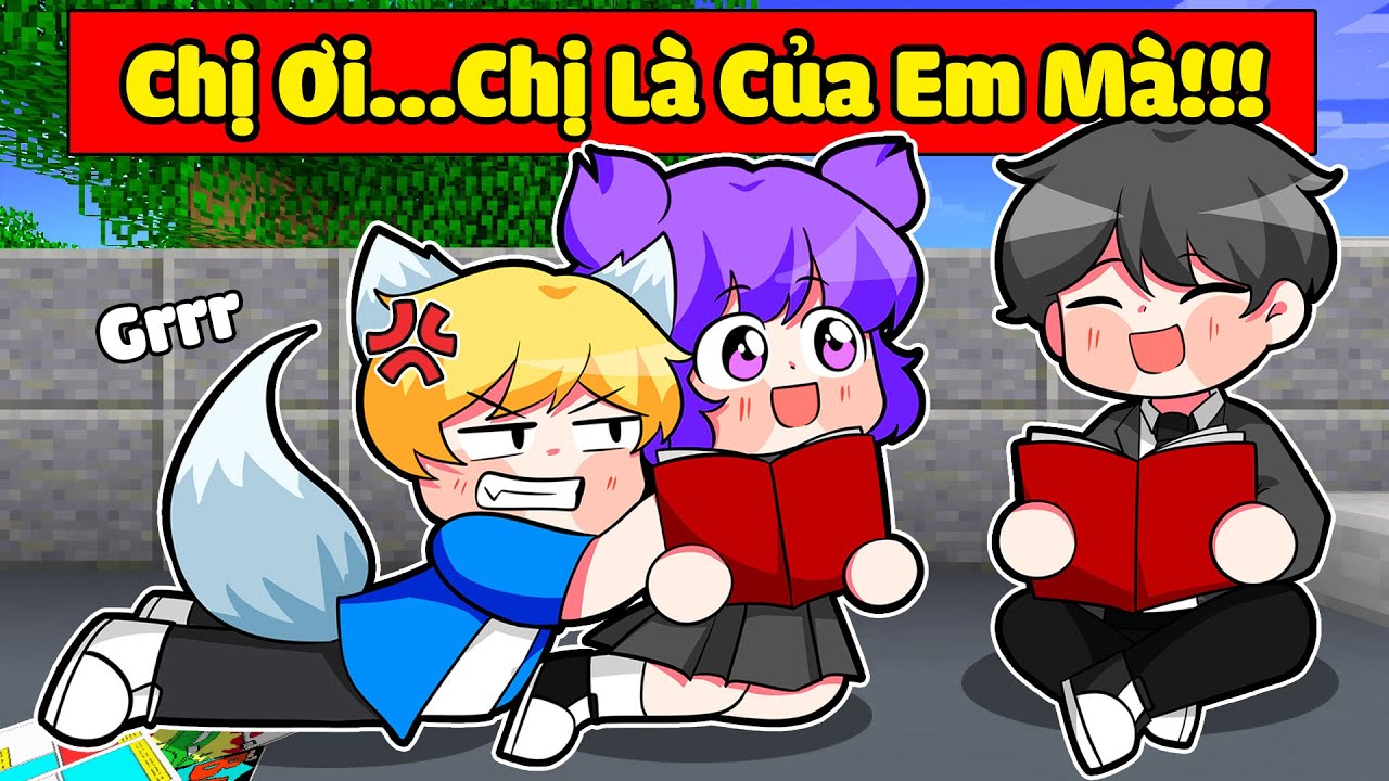 NABEE BẤT NGỜ VÌ BÉ NGƯỜI SÓI PHÁT GHEN VỚI HỌC SINH MỚI TRONG MINECRAFT 🥰🐺😂