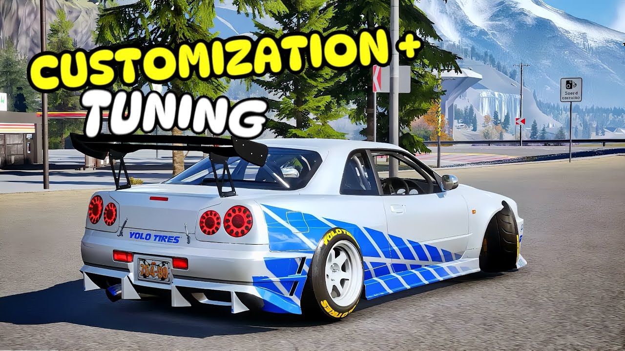 CarX Street : NISSAN GTR R34 (CUSTOMIZATION + TUNING) 4K Mobile Gameplay🔥