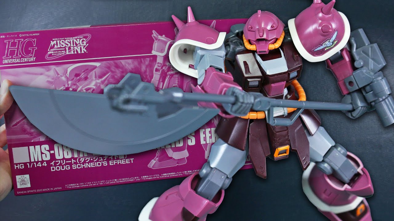 P-Bandai HGUC Doug Schneid's Efreet UNBOXING and Review (BONUS: Seam Removal Tip!)