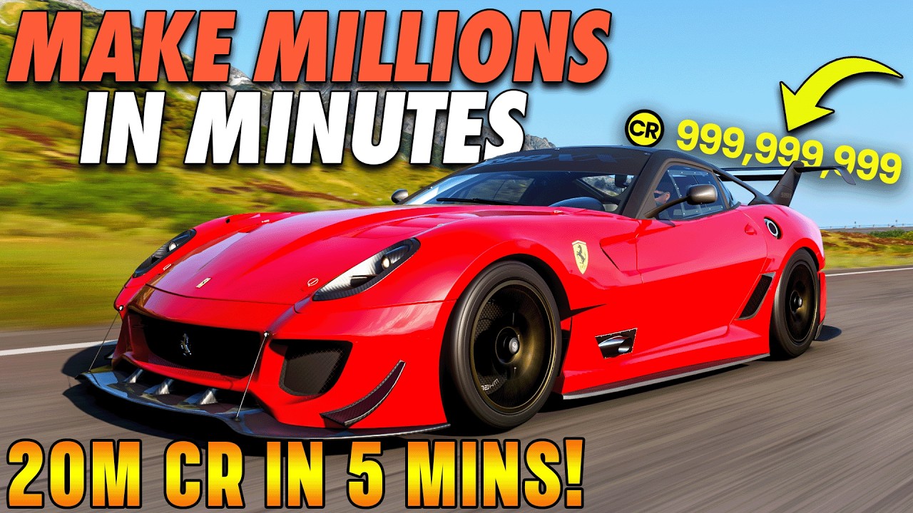 БЫСТРЫЙ заработок в Forza Horizon 6 &mdash; 20 МИЛЛИОНОВ кредитов за 5 МИНУТ &mdash; Глитч на бесконечные кре...