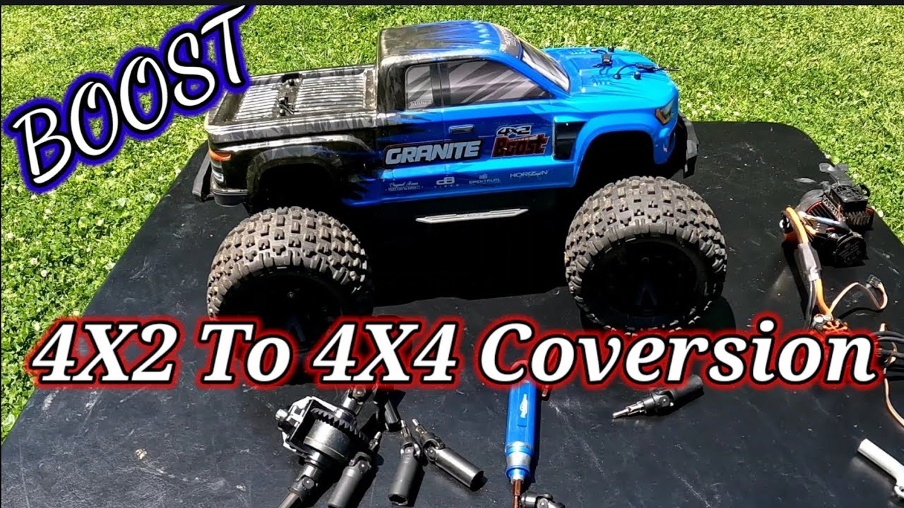 Arrma Granite Boost 4x2 To 4x4 Conversion