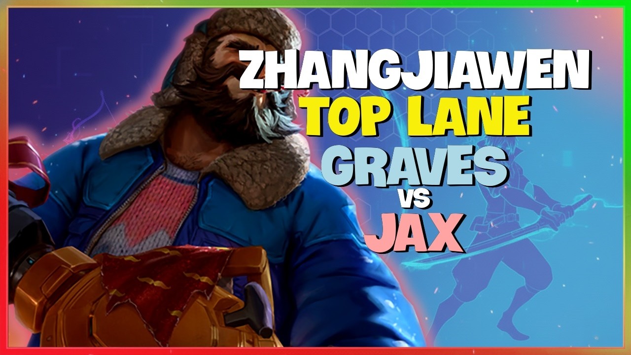 Rank 1 Graves: This Dude is CRUSHING the Super Server and DELETING Jax - Engsub