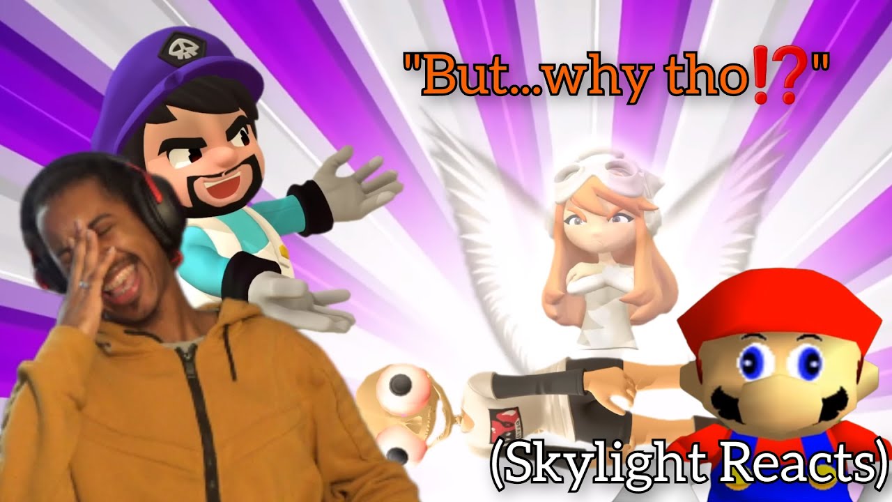 Why Are They Roasting Meggy! | SMG4 And SMG3 Shop For Cursed Items | (Skylight Reacts)