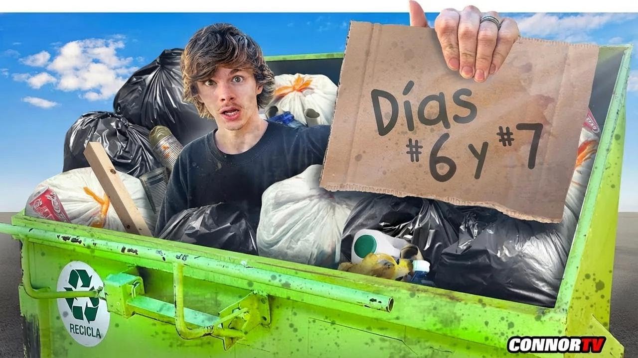Sobreviví 7 días solo buscando comida en la basura ¡Día final!