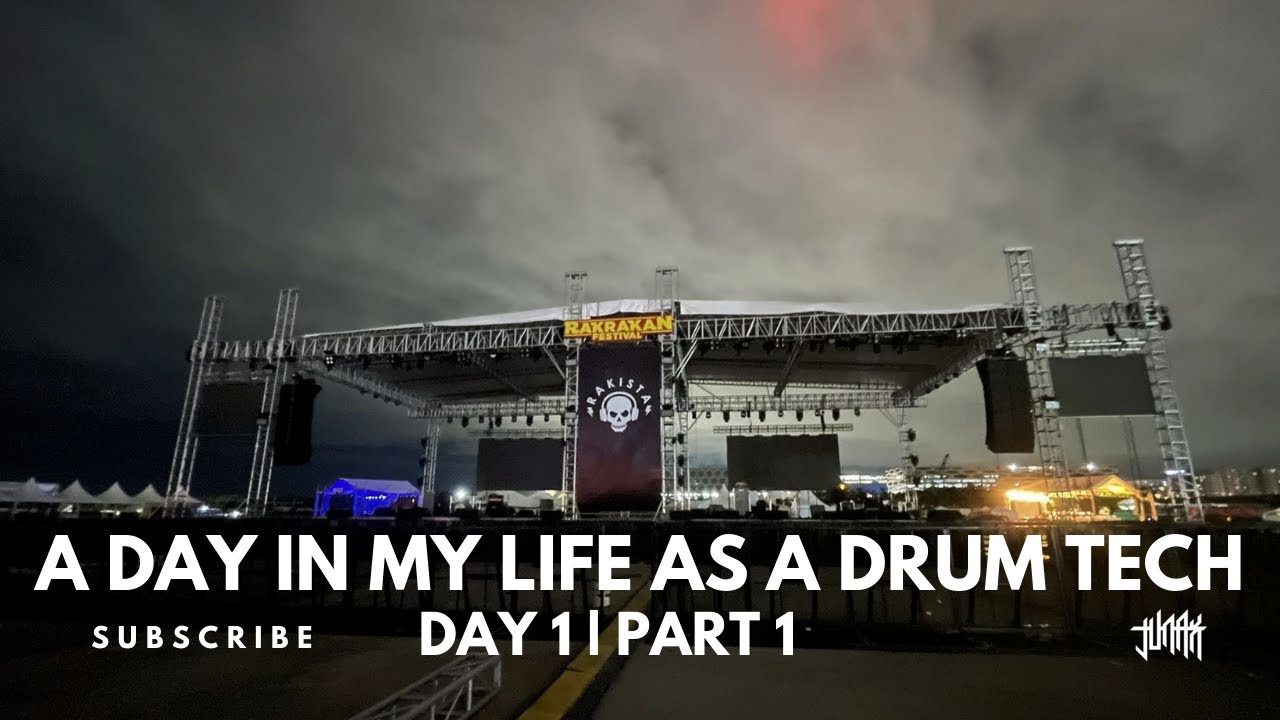 POV: A Drum Tech's Journey at Rakrakan Festival | Day 1 | Part 1