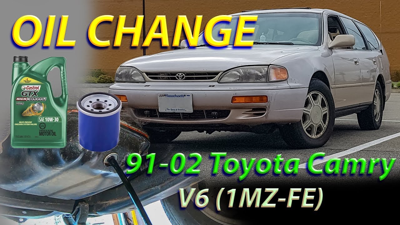 Как заменить масло в двигателе Camry V6 91-02