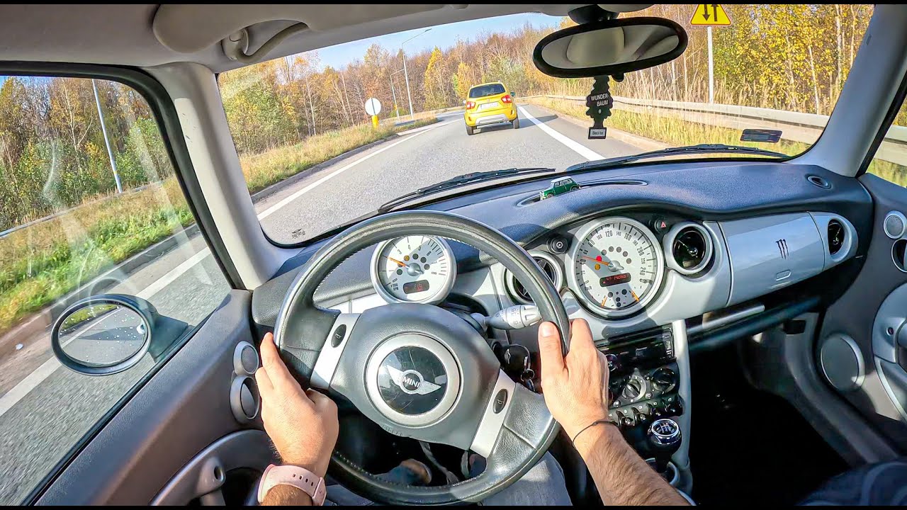 2001 Mini ONE R50 [1.6 90HP] |0-100| POV Test Drive #1412 Joe Black