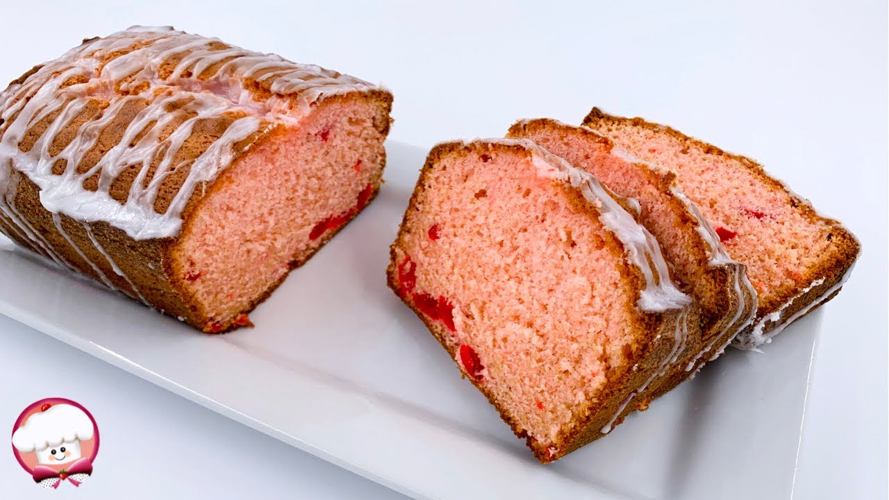 como hacer panque de cereza / receta de como hacer pan de cereza  suave y esponjoso / panque casero