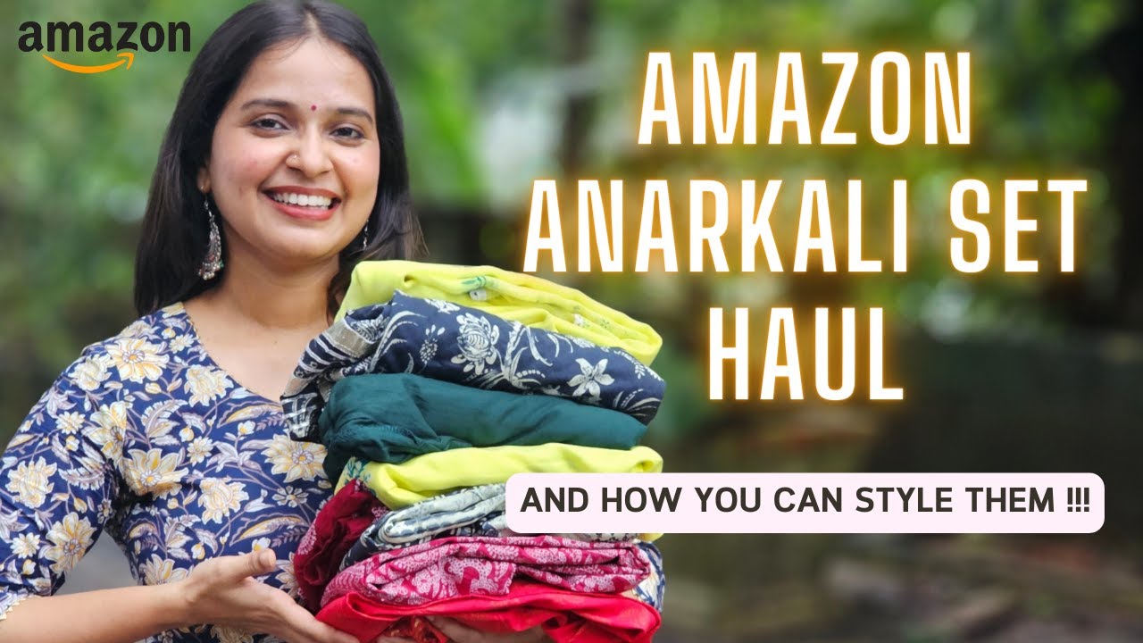 Amazon Anarkali Set Haul with Complete Styling | Under Rs 899