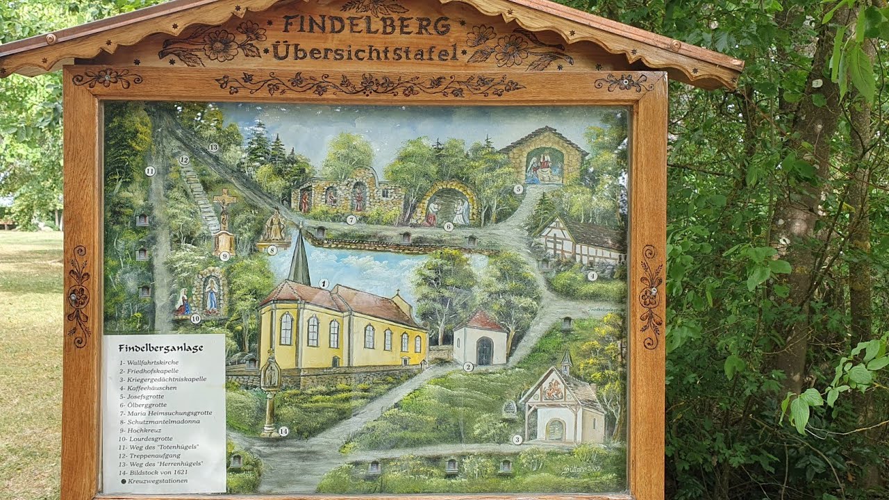 🌄 Saal a.d. Saale ⛪Wallfahrtskirche Findelberg | Rhön-Grabfeld | Unterfranken | Bayern | Juli 2023