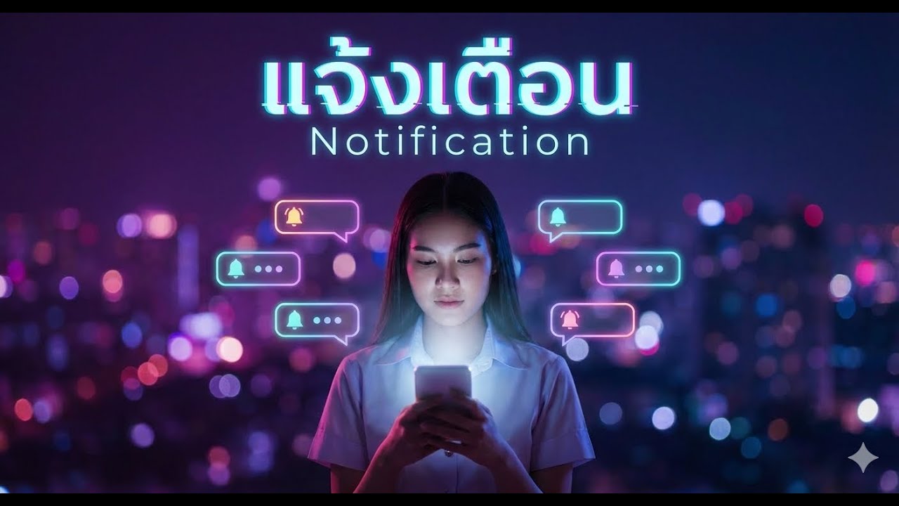 แจ้งเตือน (Notification) - [modkanfaistudio] | เพลงของคนรอ... ที่เขาไม่เคยทักมา 🌙