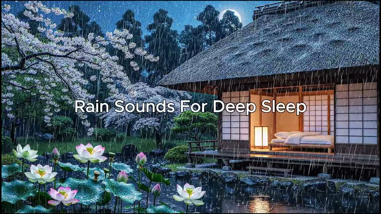 Relaxing Rain Sounds for Deep Sleep | Soft Rain to Calm Your Soul