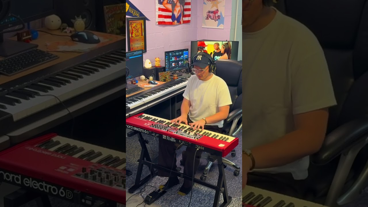 Frontin Neptunes Cover NORD ep. 2 #pharell #hiphop #jazzfusion #keyboard 