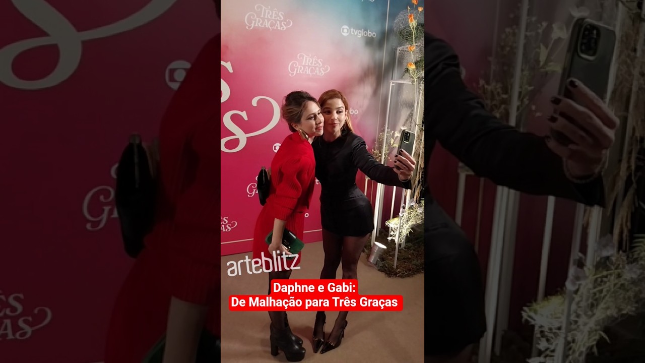 Daphne Bozaski, a Luc&eacute;lia, e Gabriela Medvedovsky, a Juquinha, de Tr&ecirc;s Gra&ccedil;as #tr&ecirc;sgra&ccedil;as #globo