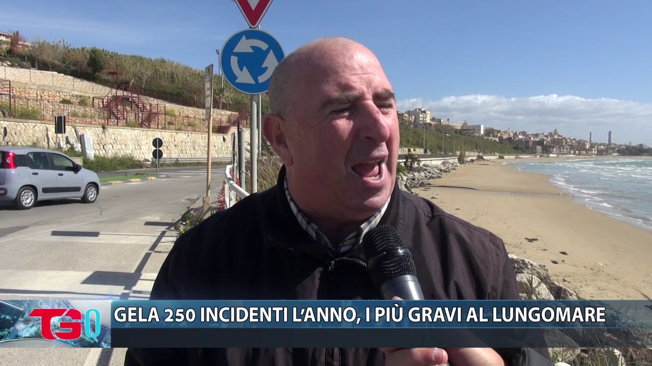 GELA 250 INCIDENTI L’ANNO, I PIÙ GRAVI AL LUNGOMARE