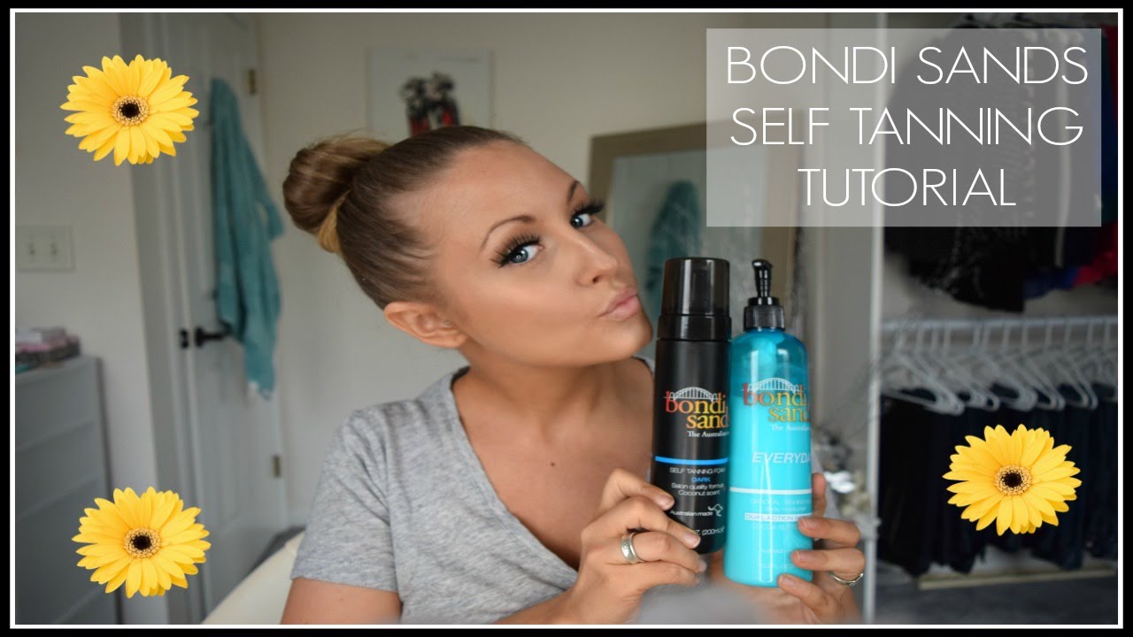 BONDI SANDS SELF TANNING TUTORIAL!!!