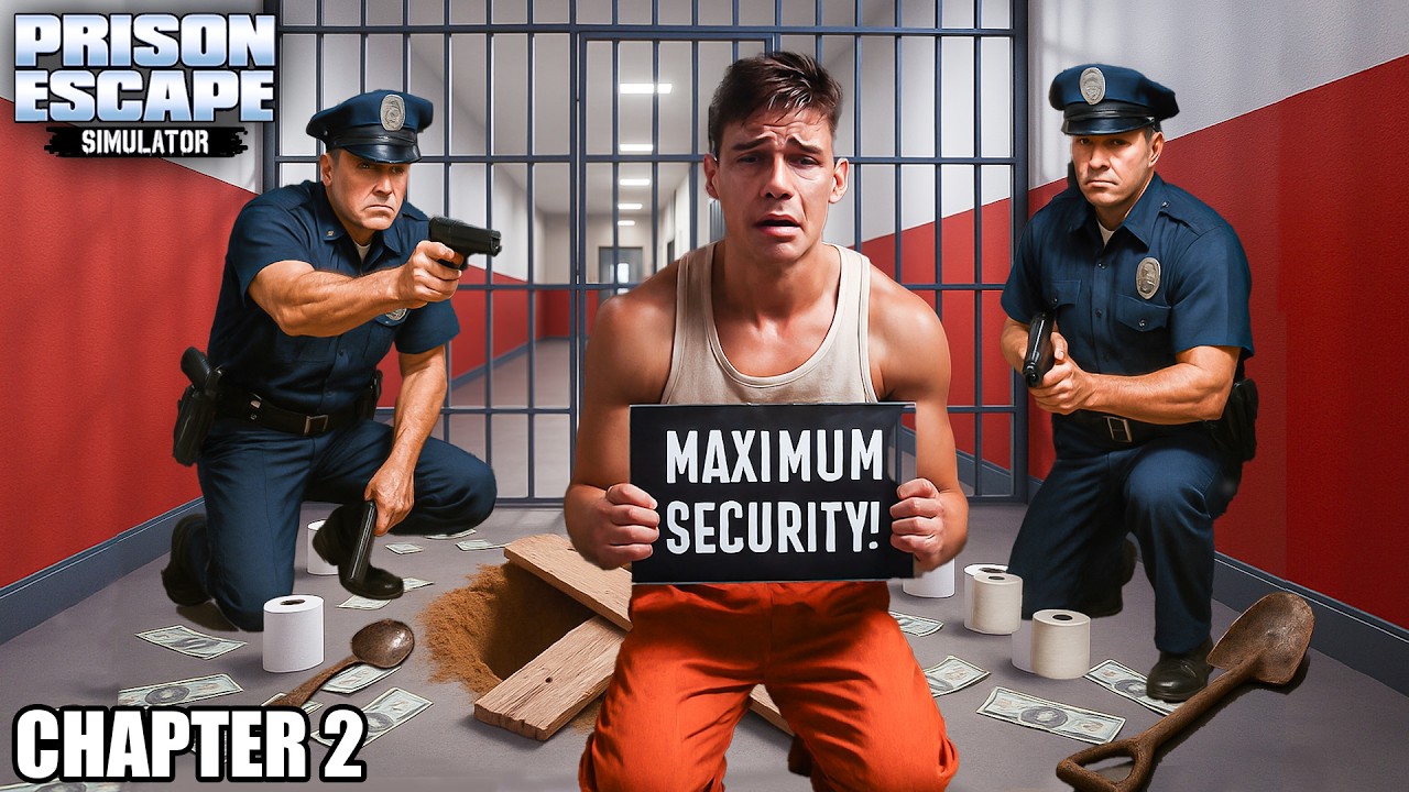 CAN I ESCAPE FROM MAXIMUM SECURITY PRISON | PRISON ESCAPE SIMULATOR