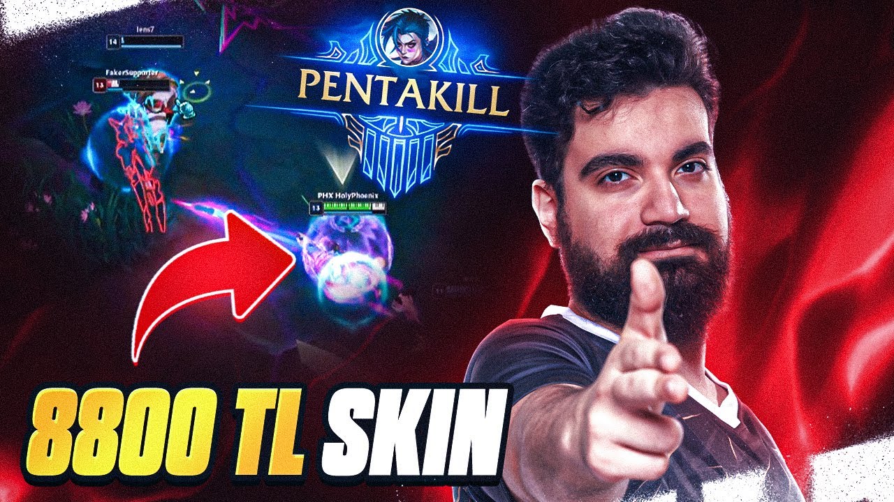 8800TL'LİK JINX SKİNİ İLE HER FORMDA PENTA ATMAYI DENEDİK! | HolyPhoenix