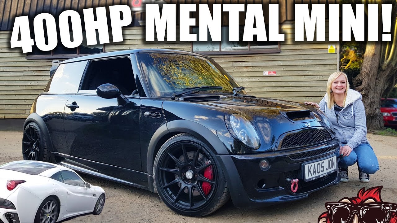 🐒 MINI против FERRARI! УМНЫЙ ОБЗОР MINI COOPER TURBO 400 Л.С.