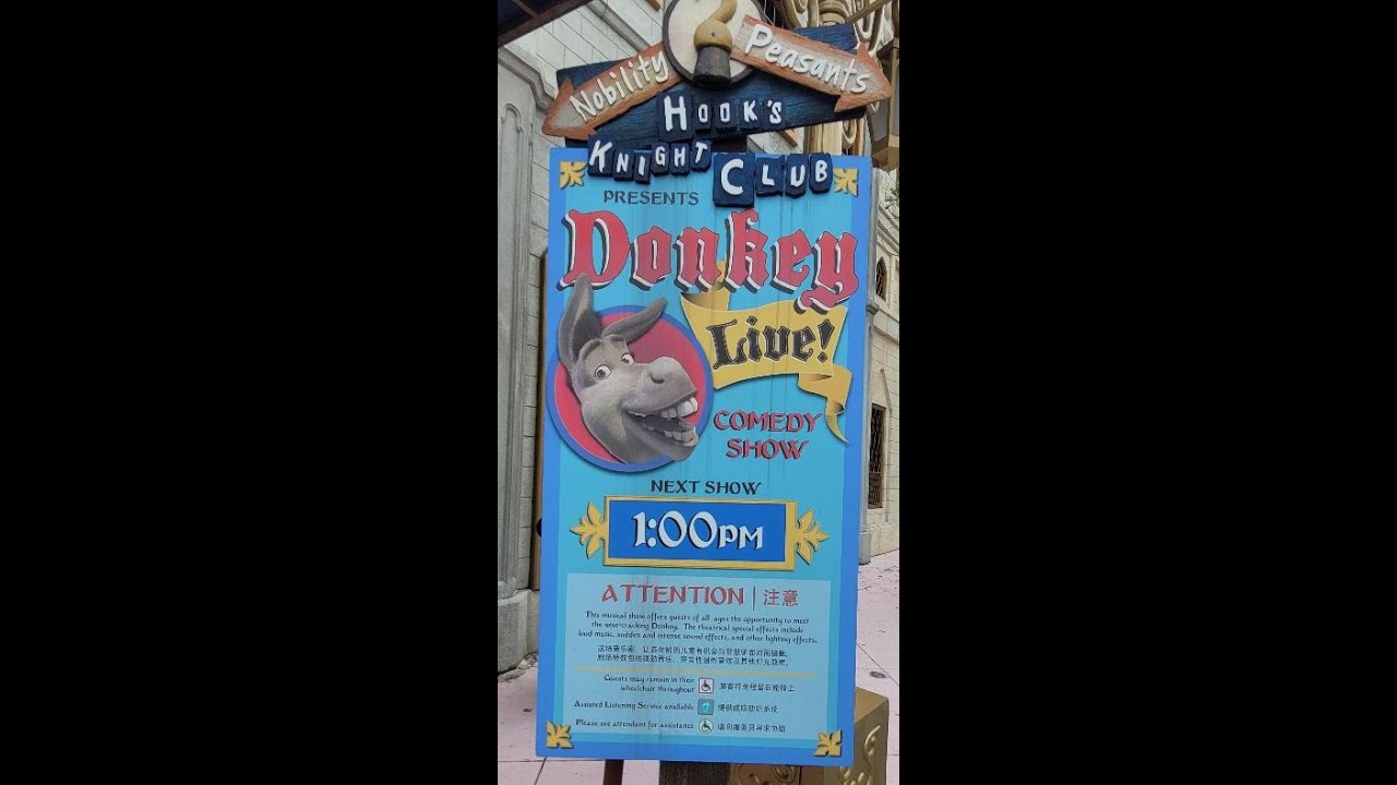 Universal Studio Singapore - Donkey Live Comedy Show