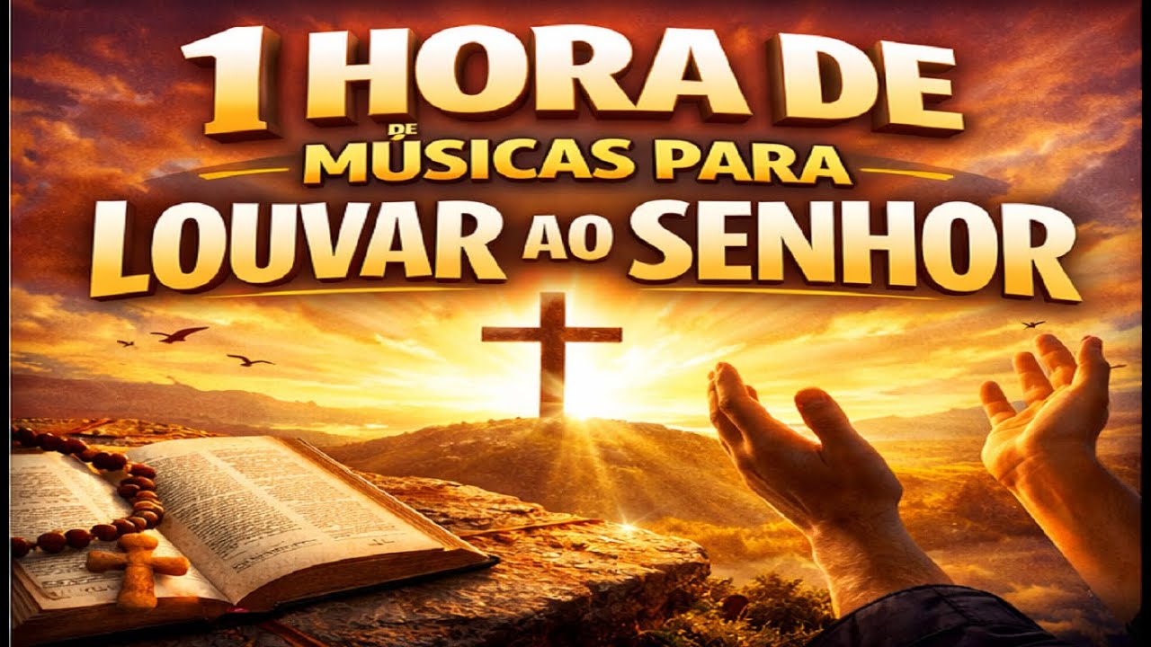 1 HORA de MÚSICAS Para LOUVAR Ao SENHOR (Fé e Adoração)