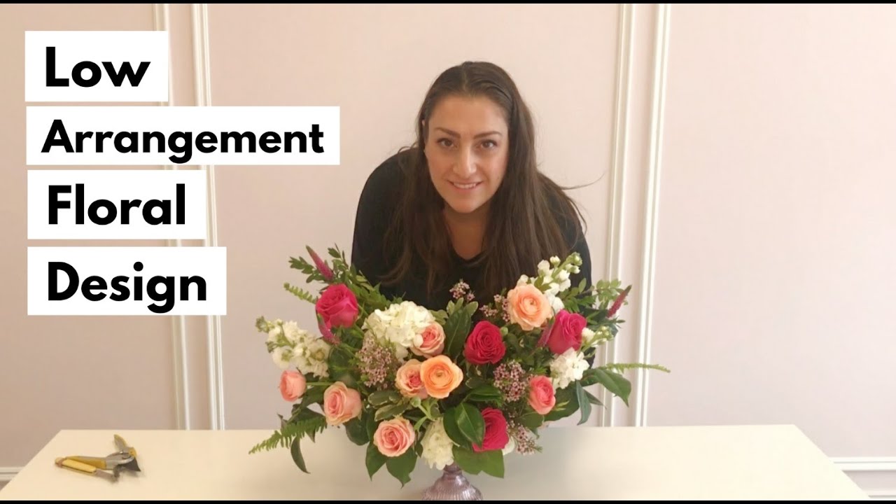 Low Foam Floral Arrangement Design #floraldesign #howto #centerpiece