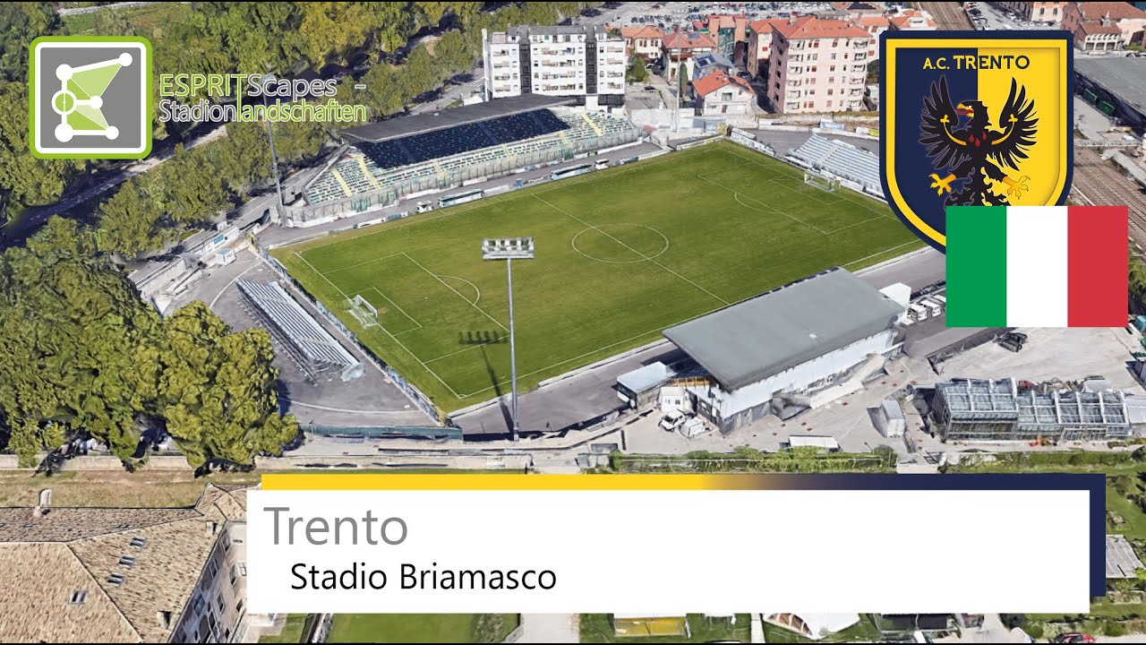 Stadio Briamasco | AC Trento 1921 | Google Earth 360° Rotation