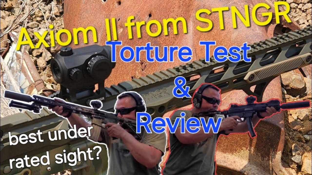 Axiom ll red dot from STNGR | torture test and review. #gunlifestyle #viralvideo @At3tactical