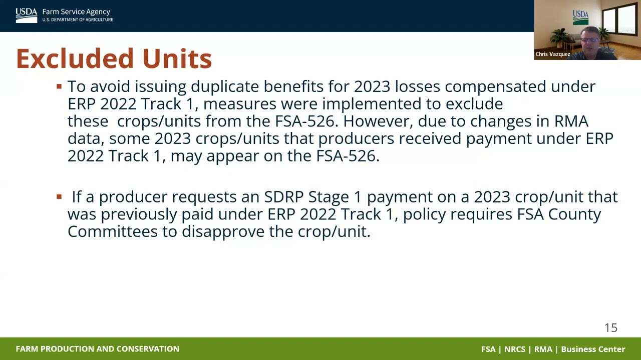 SDRP Webinar for Insurance Professionals