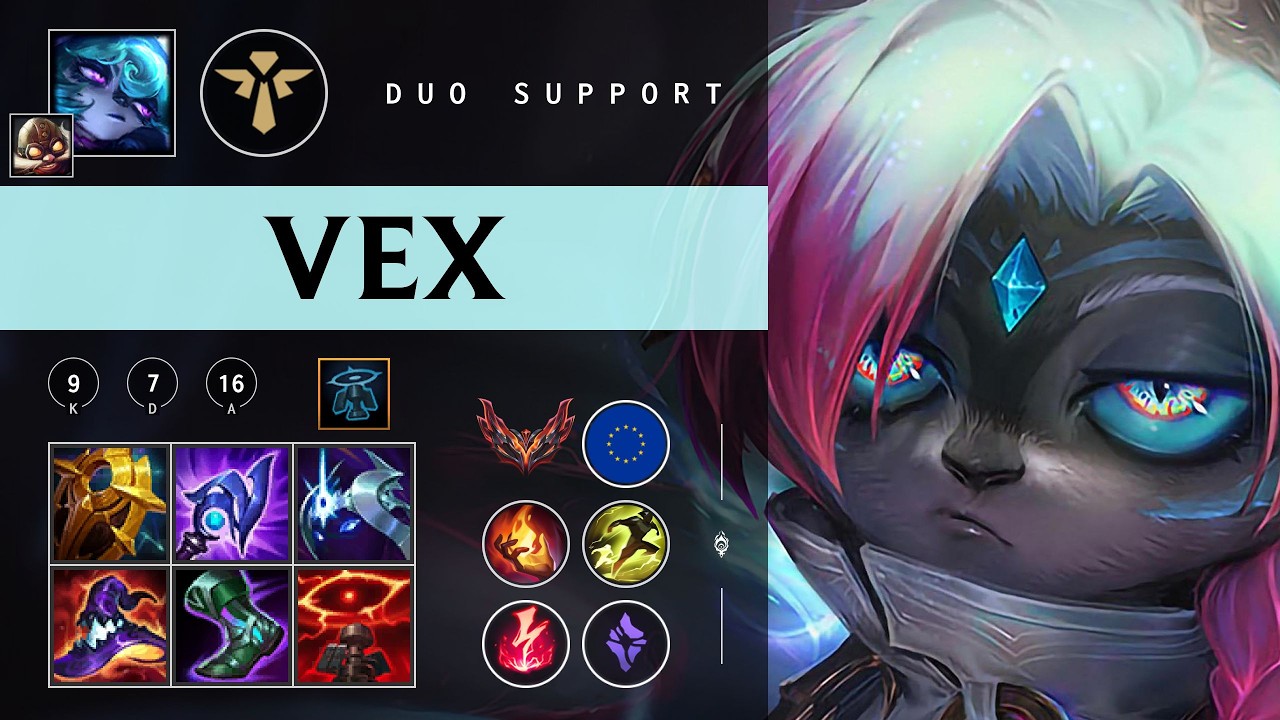 Vex Support vs Rakan - EUW Grandmaster Patch 26.03