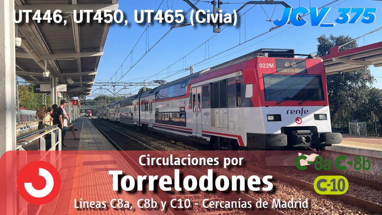 Circulaciones por Torrelodones (UT446, 450, 465) | L&iacute;neas C8a, C8b y C10 - Renfe Cercan&iacute;as | JCV_375