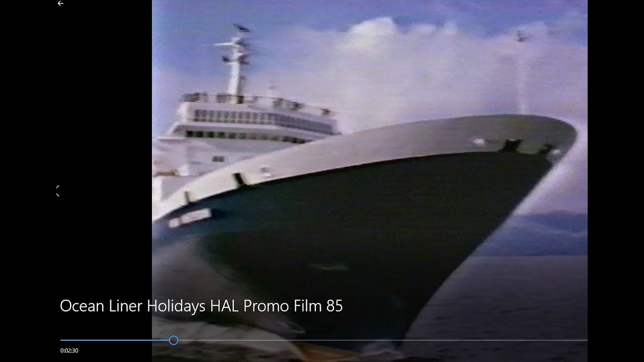 Ocean Liner Holidays - A 1980's Promo Film for Holland America Line